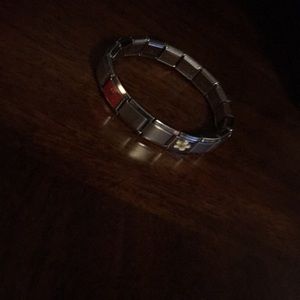 Uberry Italian charm bracelet with charms